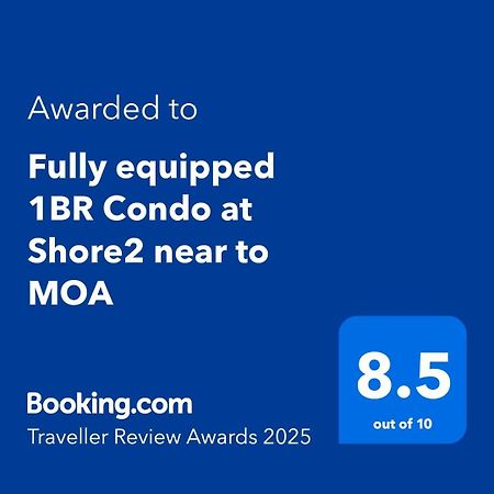 Fully Equipped 1Br Condo At Shore2 Near To Moa Manila Eksteriør billede